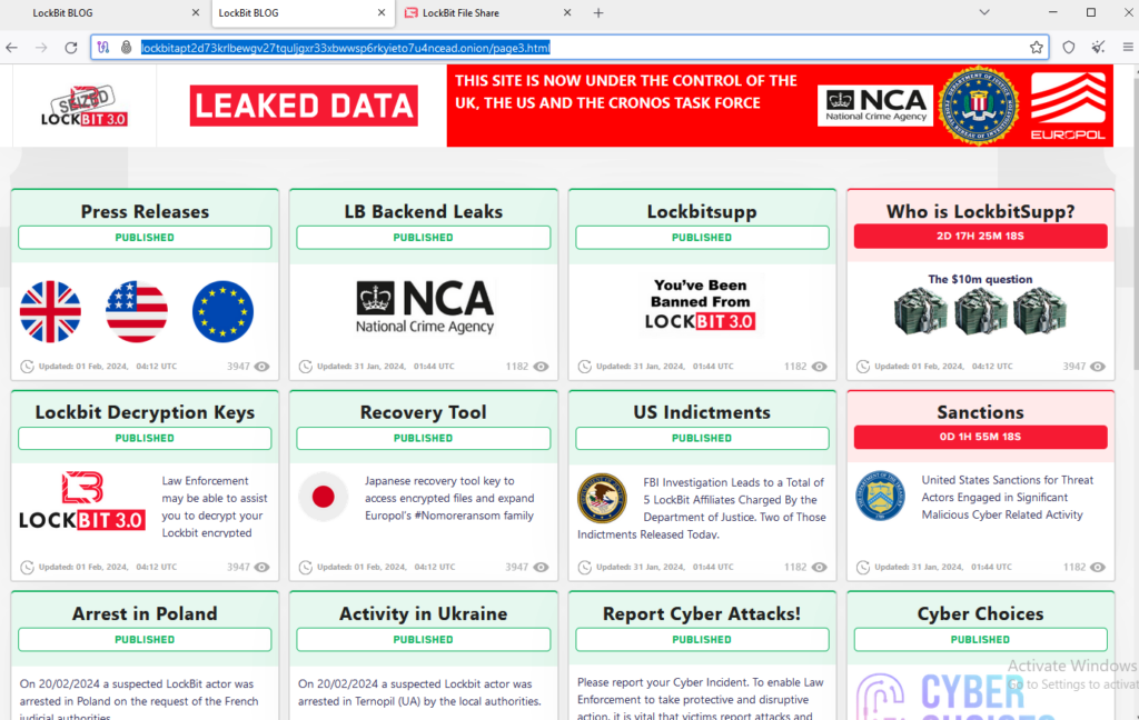 Feds Seize LockBit Ransomware Websites, Offer Decryption Tools, Troll Affiliates